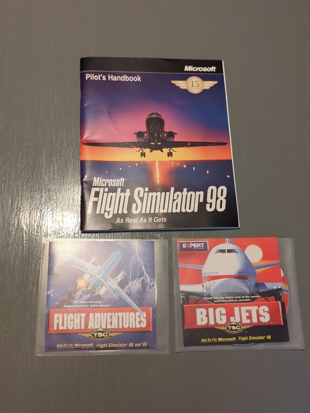 Flight Adventures Big Jets TSC Flight Simulator Add On Microsoft Pilots Handbook